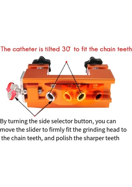 Taşınabilir Testere Keskinleştirme Jig Alüminyum Alaşımlı Testere Etekçisi, Öğütücü Zincirle Testere Etleme Aracı (Yurt Dışından) fiyatları
