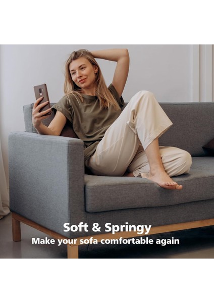 Sarkma Koltuğu Için Kanepe Yastık Desteği, 3pcs Kanepe Mobilya Koltuğu Yastık Sarkma Onarımı, Köpük Kanepe Yastık Desteği Beyaz (Yurt Dışından) fırsatları