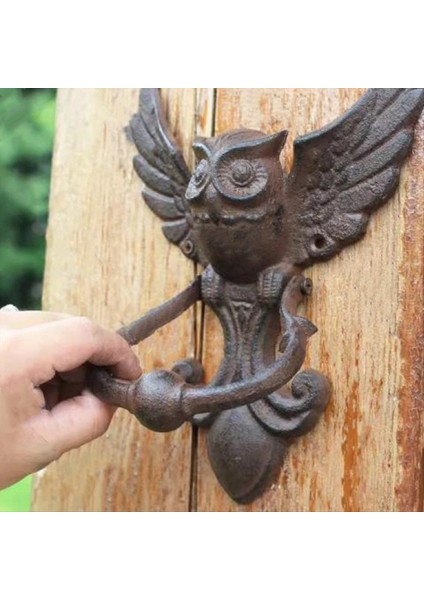 Mistik Baykuş Dökme Kapı Knocker, Antika Kapı Kolu Avlu Kapı Kolu (Yurt Dışından) fırsatları