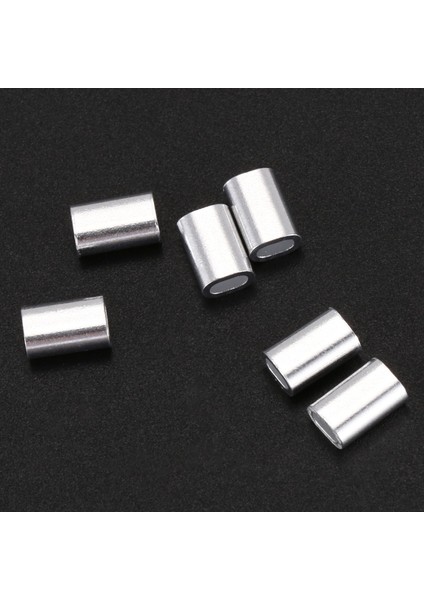 M1.5 Tel Halat Alüminyum Ferül Kablo Bağları Kıvrım Tel Halat Chuck Alüminyum Ceket 200 Adet (Yurt Dışından) indirimleri