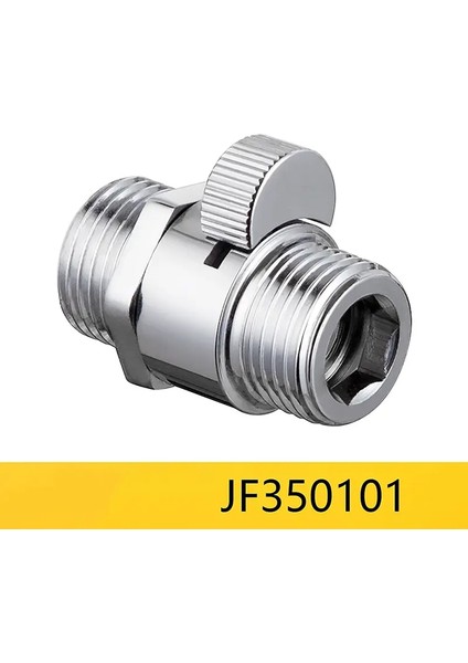Duş Su Durdurma Vanası Full Pirinç G1/2 "akış Hızlı Kontrol Kapanma Valfi Duş Başlığı Su Koruyucu Tuvalet Püskürtme Tolor: JF360101 (Yurt Dışından)