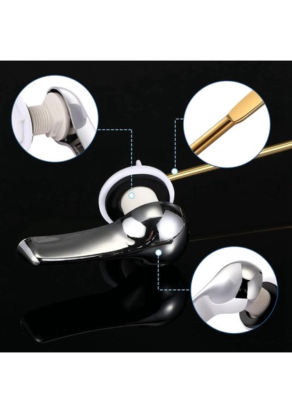 12 Adet Tuvalet Kolu Kolu Sifon Değiştirme, Pirinç Evrensel Yıkama Kolu Kaplama Sapı Çoğu Ön Montaj Tuvalet (Yurt Dışından) modelleri