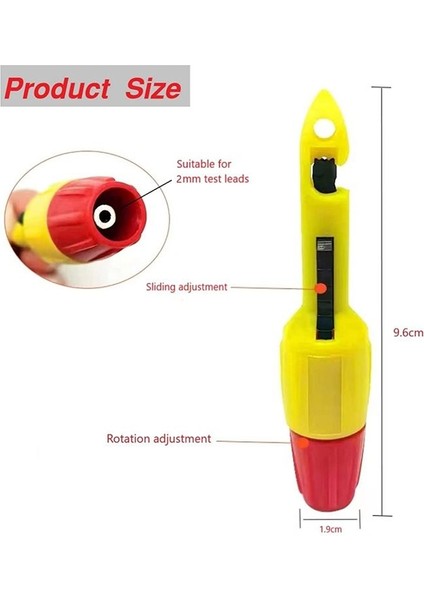 Tel Delici Prob Yalıtım Piercing Clip Tel Piercing Aracı Otomotiv Devrelerinin Incelenmesi Için 2 Test Kurşun (Yurt Dışından) fiyatları