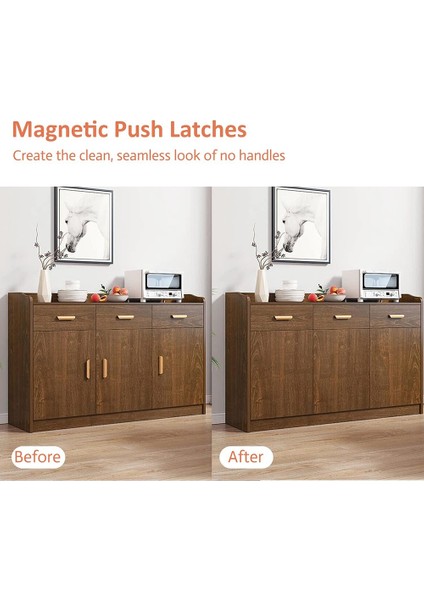 Tek Itme Mandalları Açık Kapı Yakalamaya Itin Mutfak Dolabı Çizmek Için Manyetik Mandal Dokunma Açacağı Yakınına Itin (Yurt Dışından) fırsatları