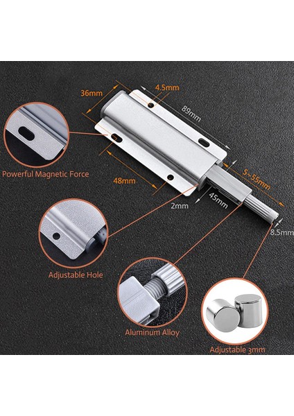 Tek Itme Mandalları Açık Kapı Yakalamaya Itin Mutfak Dolabı Çizmek Için Manyetik Mandal Dokunma Açacağı Yakınına Itin (Yurt Dışından) indirimleri