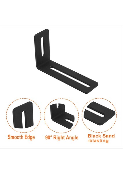 4 Inç Ayarlanabilir Açı Braketi, 8 Adet Ağır Hizmet Tipi Lood, L-Şekilli Köşe Desteği Yuvalı, Dik Açılı Parantez (Yurt Dışından) modelleri