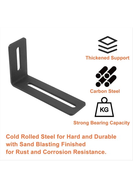 4 Inç Ayarlanabilir Açı Braketi, 8 Adet Ağır Hizmet Tipi Lood, L-Şekilli Köşe Desteği Yuvalı, Dik Açılı Parantez (Yurt Dışından) fırsatları