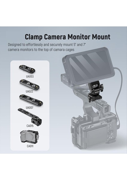 Newer Kamera Monitör Montajı ile Montaj Montajı 5 Inç 7 Inç Alan Monitörü 360 ° Döner 180 ° Eğim Sönümleme Monitör Için (Yurt Dışından) fırsatları