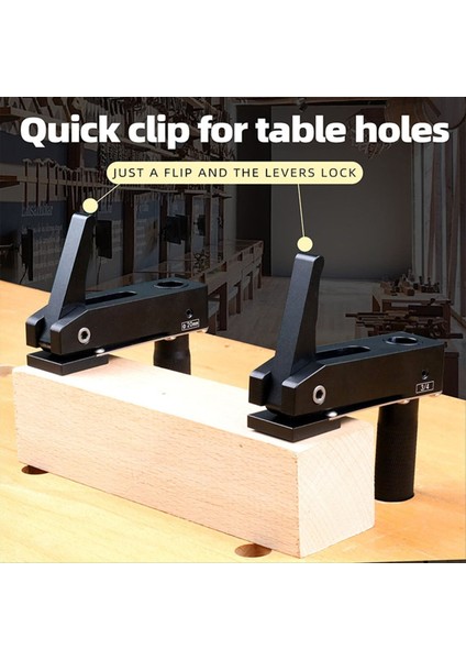 Ahşap Işleme Masaüstü Hızlı Oyunculuk Tut Tut Kelepçesi Masaüstü Klipsi Ahşap Işleme Tezgahları Için Hızlı Sabit Klip 19MM Köpek Deliği Aracı (Yurt Dışından) modelleri