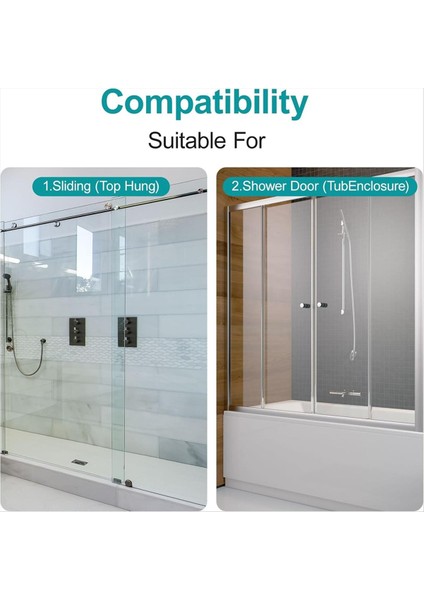 M6219 Sürgülü Duş Kapısı Alt Kılavuzu Sürgülü Duş Kapısı (Üst Heli) Duş Kapısı Kılavuzu 1/2 Kanallar 2 Paket (Yurt Dışından) indirimleri