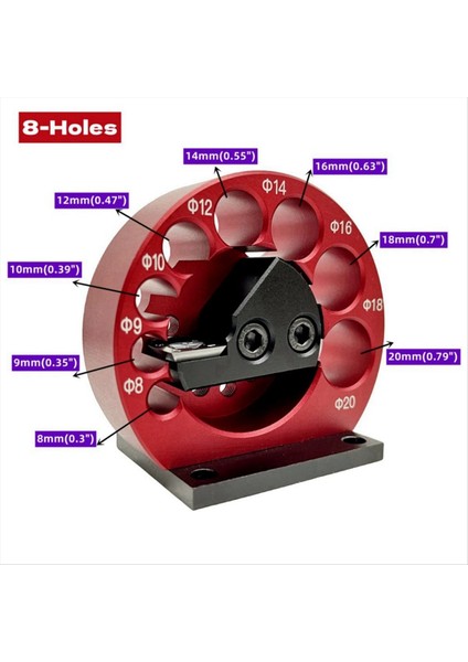 8 Delikli Pim Yapımı Fikstür Kiti Ayarlanabilir Yuvarlak 8MM-20MM Ahşap Işleme Elektrik Sondaj ve Öğütme Pimi Aracı (Yurt Dışından) fırsatları