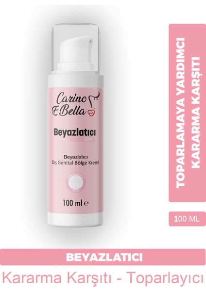 Dış Genital Bölge Beyazlatıcı Koku Giderici Bikini Bölgesi Bakım Kremi 100 ml