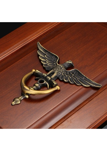 Antika Kapı Knocker Çinko Alaşım Kartal Kafa Knocker Ön Kapı Ev Dekor Halka Mobilya Kolu Donanım Nakavt (Yurt Dışından) modelleri
