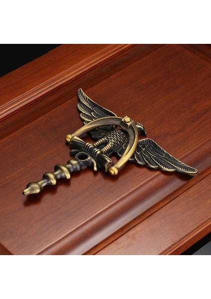 Antika Kapı Knocker Çinko Alaşım Kartal Kafa Knocker Ön Kapı Ev Dekor Halka Mobilya Kolu Donanım Nakavt (Yurt Dışından) fırsatları