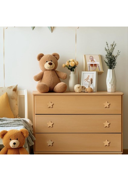 Boho Dresser Knobs-12 Pack Dayanıklı Ahşap Çekmece Knobs Yıldız Şeklinde Ahşap Dresser Dolap, Mobilya Için 24 Screws ile Çekiyor (Yurt Dışından) modelleri