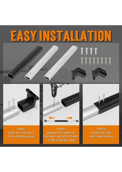 Rv Ekran Kapı Tutucu Rv Kapı Kolu 21-5/8 Inçten 28-5/8 Inç Arasında Ayarlanabilir Seyahat Römorku Için Tutma Çubuğu (Yurt Dışından) modelleri