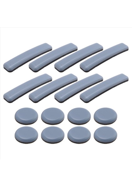 16 Pcs Mobilya Kayar Ptfe Kaydırıcılar Kendi Yapışkan Mobilya Kaymaları Mobilya Için Yuvarlak Kare Seti Kolay Taşıma (Yurt Dışından) modelleri