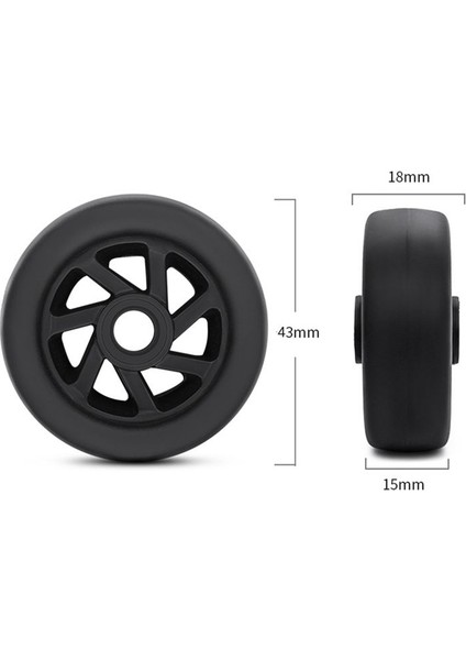 Bagaj Tekerlekleri Yedek Tramvay Kılıfı Kasnak Çarkı Evrensel Aksesuarlar 20-28 Inç Bavul Tekerlekleri Bagaj (Yurt Dışından) fırsatları