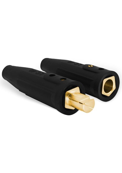 LC40 Kablo Konektörü Seti, Siyah Erkek ve Kadın Konektörleri Içerir Kablo Kapasitesi: 1/0 Ila 2/0 (50-70MM²) (Yurt Dışından) indirimleri