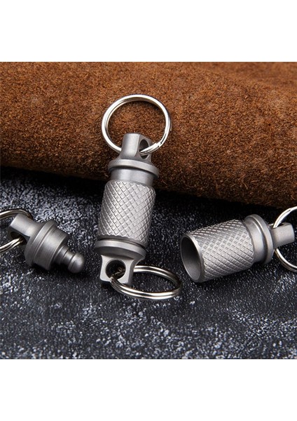 Titanyum Hızlı Bırakma Döner Anahtarlık, Çıkarılabilir Anahtarlık Ağır Hizmet Araba Anahtar Tutucu 2 Pcs (Yurt Dışından)