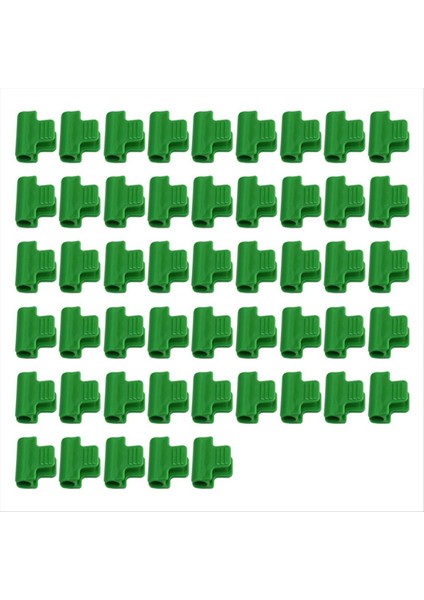 50PCS Sera Kelepçeleri, 16MM Bitki Bahisleri Için Boru Kelepçeleri, Sıra Kapak Klipsleri Bahçe Çemberleri Bahçe Klibi (Yurt Dışından)