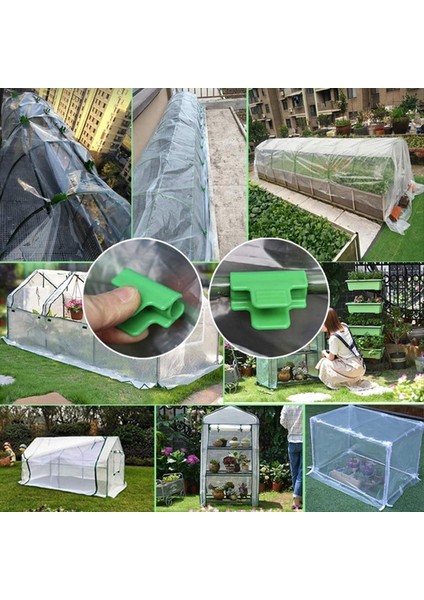 50PCS Sera Kelepçeleri, 16MM Bitki Bahisleri Için Boru Kelepçeleri, Sıra Kapak Klipsleri Bahçe Çemberleri Bahçe Klibi (Yurt Dışından) fiyatları