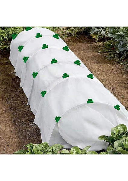 50PCS Sera Kelepçeleri, 16MM Bitki Bahisleri Için Boru Kelepçeleri, Sıra Kapak Klipsleri Bahçe Çemberleri Bahçe Klibi (Yurt Dışından) indirimleri