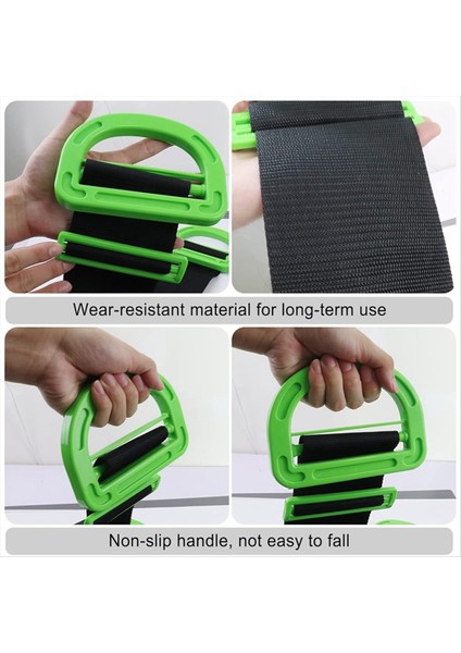 Hareketli Kemer, Tek Veya Iki Kişilik Geri Çekilebilir Taşıma Kayışları, Dayanıklı (2 Adet) (Yurt Dışından) indirimleri