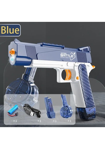 Elektrikli Su Tabancası Oyuncakları, Otomatik Emici Su, Yaz Havuzu Plajı Açık Hava Sürekli Ateşleme Çocuklar Için Büyük Kapasite Yetişkin Hediye Rolor: 4 (Yurt Dışından)