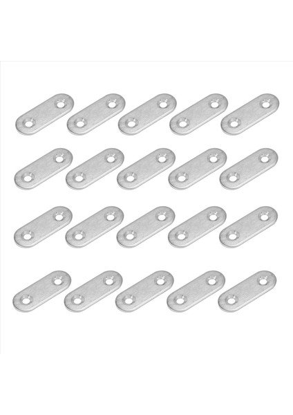 Paslanmaz Çelik Düz Braket Düz Müfettiş Fikir Plakaları 40MM 20 Pcs (Yurt Dışından) fiyatları