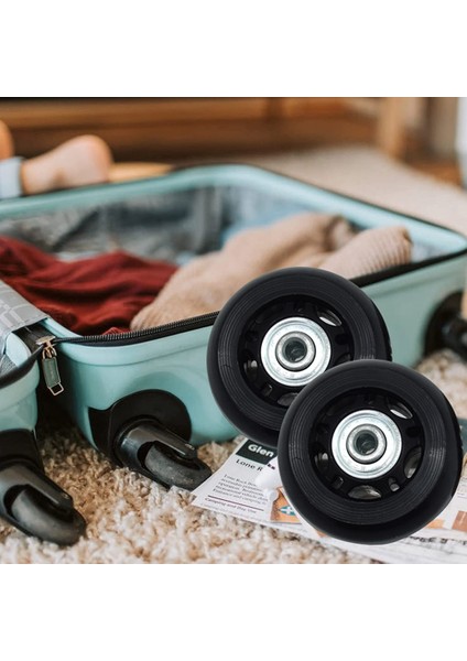 Bavul Bagaj Tekerleği Yedek Kit Kauçuk Evrensel Tekerlekler Döner Tekerlek Bearingtool (Od: 70 W: 24 Kimlik: 6 Aks: 36/40MM) (Yurt Dışından) fırsatları