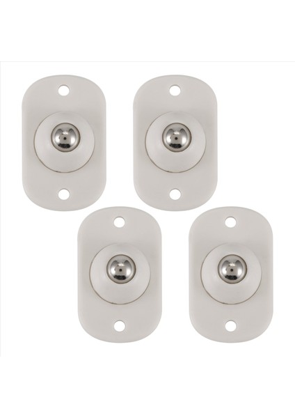 Mobilya, Saklama Kutuları, Dolap, Çöp Için 360 Derece Dönüşlü 4pcs Paslanmaz Çelik Mini Döner Tekerlekler (Yurt Dışından)