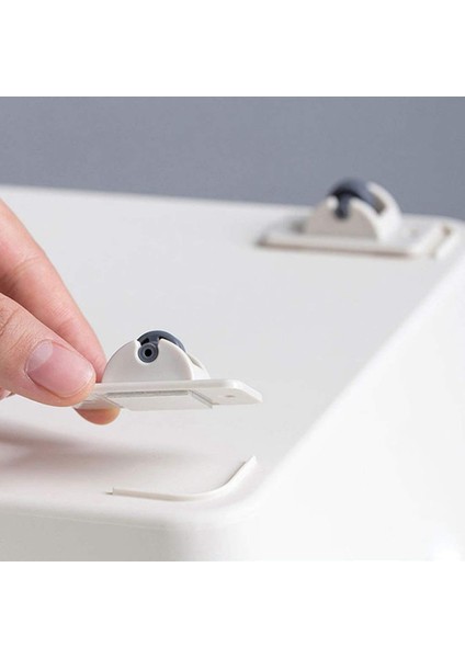 4 Adet Kendi Kendine Yapışkan Tekerlekler Depolama Kutusu Çöpleri Için Tekerlekler Tek Yön Swivel Olmayan Tekerlekler Sondaj Yok (Yurt Dışından) fiyatları