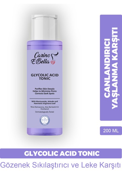Tüm Cilt Tipleri Aha Glikolik Asit Tonik 200 ml modelleri