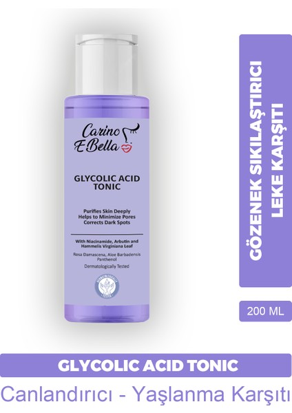 Tüm Cilt Tipleri Aha Glikolik Asit Tonik 200 ml fırsatları