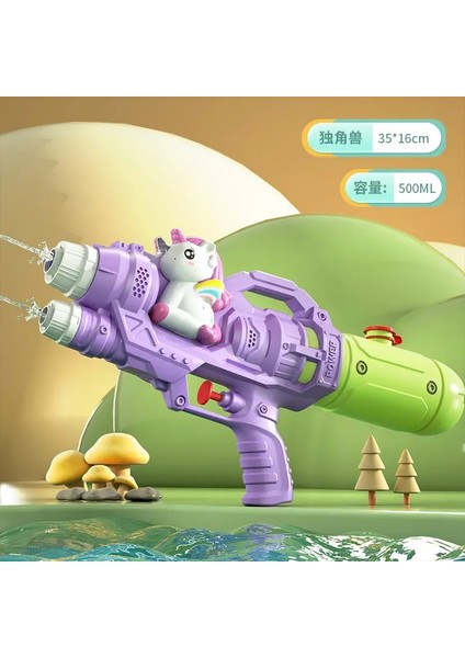 Tek Boynuzlu Boynuzlu Atlar, Dinozorlar, Ördekler, Ikiz Sprinkler Su Yaz Soaker Squirt Ları Havuz Yard Çim Plaj Partisi Oyuncakları Renk: Mor Çift Monimet (Yurt Dışından)