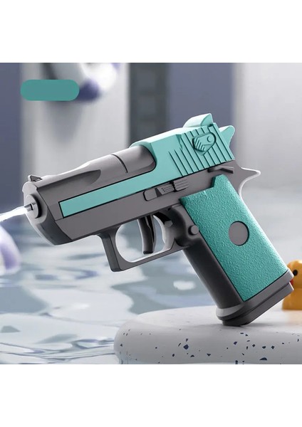 Çocuklar Yaz Mini Çöl Kartal Mekanik Sürekli Ateşleme Su Tabancası Küçük Tabanca Açık Plaj Havuz Oyuncakları Su Ları Hediyeler Renk: Yeşil (Yurt Dışından)