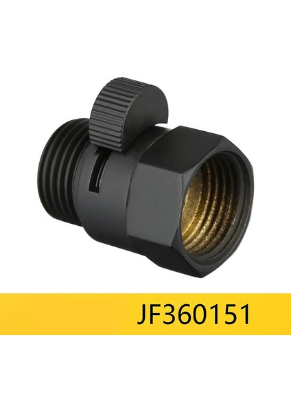 Duş Su Durdurma Vanası Full Pirinç G1/2 "akış Hızlı Kontrol Kapanma Valfi Duş Başlığı Su Koruyucu Tuvalet Sprey Tabancası Renk: JF360151 (Yurt Dışından)