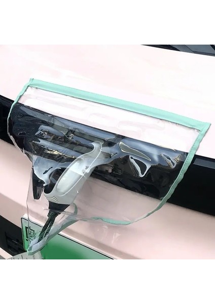 Şarj Tabanca Yağmur Kapağı, Yeni Enerji Elektrikli Araç Şarj Limanı Yağmur Kapağı, Su Geçirmez Kapak, Byd Toz ve Güneş Koruma Renkleri: Yeşil (Yurt Dışından)