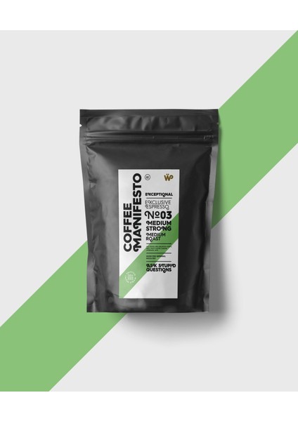 NO03 Exclusive Espresso Çekirdek Kahve 250 gr