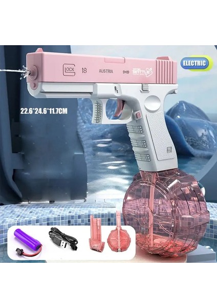 M1911 Elektrikli Su Tabancası Oyuncaklar Yaz Dış Mekan Plajı Büyük Kapasite Eğlenceli Ateş Yüzme Havuzu Yetişkin Erkekler Çekim Oyunu Toycolor: 6067 (Yurt Dışından)