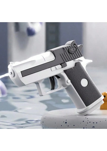 Çocuklar Yaz Mini Çöl Kartal Mekanik Sürekli Ateşleme Su Tabancası Küçük Tabanca Açık Plaj Havuz Oyuncakları Su Ları Hediyeler Renk: Siyah (Yurt Dışından)