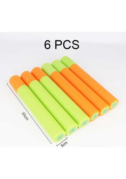 Köpük Su Tabancaları Tabanca Atıcı Süper Top Oyuncakları Çocuklar Için Çocuklar Için Plaj Banyo Odası Bebek Banyo Oyuncakları Renk: 33CM x 6pcs (Yurt Dışından)