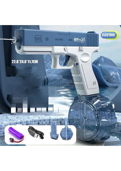 M1911 Elektrikli Su Tabancası Oyuncaklar Yaz Dış Mekan Plajı Büyük Kapasite Eğlenceli Ateş Yüzme Havuzu Yetişkin Erkekler Çekim Oyunu Toycolor: 6067 (Yurt Dışından)