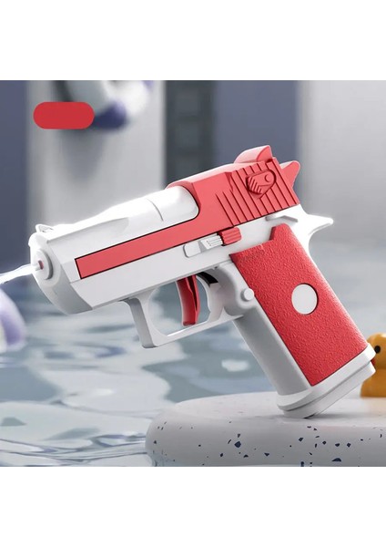 Çocuklar Yaz Mini Çöl Kartal Mekanik Sürekli Ateşleme Su Tabancası Küçük Tabanca Açık Plaj Havuz Oyuncakları Su Ları Hediye Scolor: Kırmızı (Yurt Dışından)