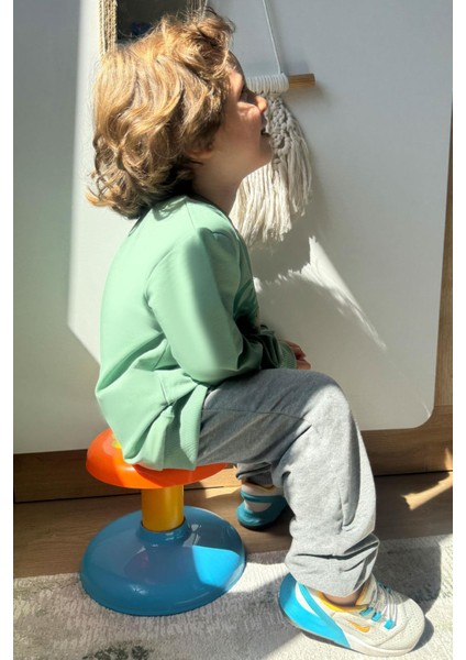 Erkek Çocuk Eşofman Takım Kolej Şampiyonu Sevimli Ayıcık Baskılı 2-6 Yaş, Mint Yeşili