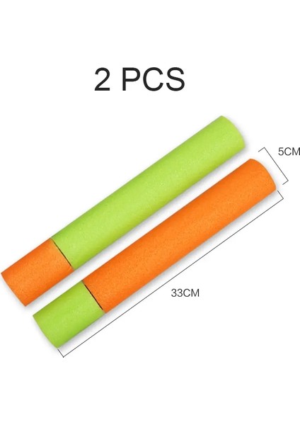 Köpük Su Tabancaları Tabanca Atıcı Süper Top Oyuncaklar Çocuklar Için Çocuklar Için Plaj Banyosu Odası Bebek Banyo Oyuncakları Renk: 33CM x 2pcs (Yurt Dışından)