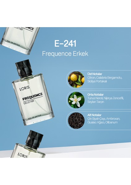 E-241 Frequence Erkek Edp Parfüm 50 ml fiyatları