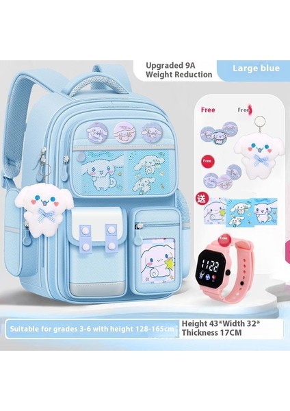 Yeni Okul Çantası Erkek ve Kız Ilkokul Bir, Iki, Üç, Dört, Beş, Altı Sınıflar Büyük Kapasiteli Omurga Koruma Omuz Çantası (Yurt Dışından)