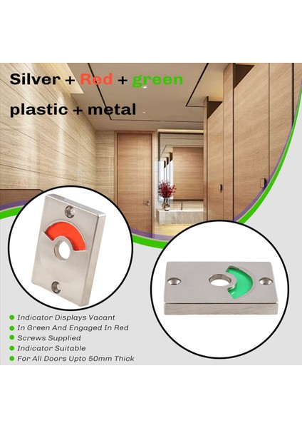 Banyo Tuvalet Wc Göstergesi Gizlilik Ölü Cıvata Kapı Kilit Mandal Boş (Yurt Dışından) indirimleri